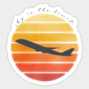 Sky is the limit Sticker